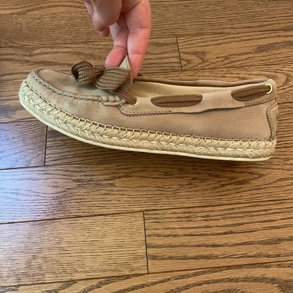 TOD’S Leather Lace Loafer Espadrille Shoes - Picture 12 of 16